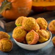 Delicious honey oat pumpkin muffins
